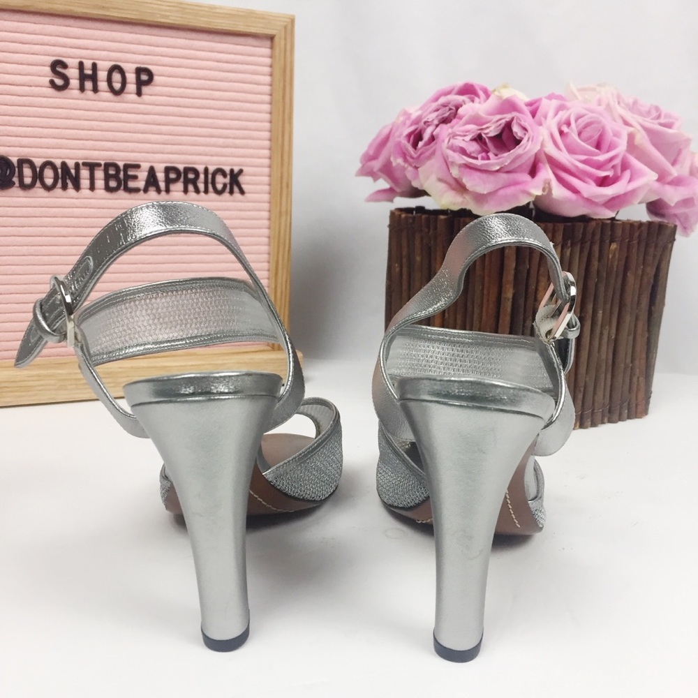 Vintage Louis Vuitton Silver Heels (Sz: 39.5) - Picture 4 of 8